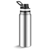 Gourde inox bouchon sport