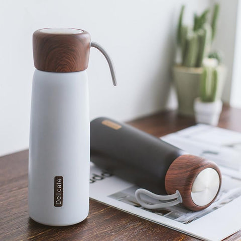 Gourdes isothermes inox et bois