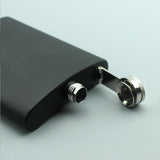 flasque alcool noir mat