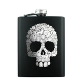 Flasque alcool tête de mort