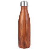 Gourde inox effet Bois