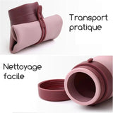 gourde pliable rose
