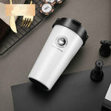 Mug café isotherme blanc