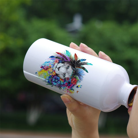 Gourde aluminium Lion