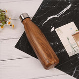 bouteille thermos bois