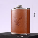 Flasque cuir aigle