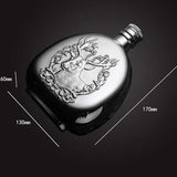Coffret flasque alcool vintage