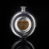 Flasque alcool verre et inox