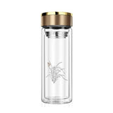 Thermos en verre double paroi