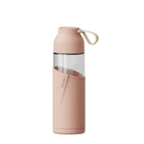 Jolie gourde en verre rose