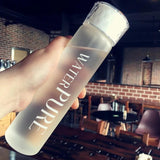 bouteille en verre naturelle
