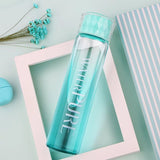 Bouteille en verre Naturel bleue