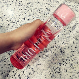 Bouteille en verre Naturel rouge
