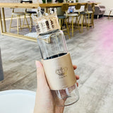 Gourde en verre Couronne