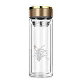 Thermos en verre double paroi